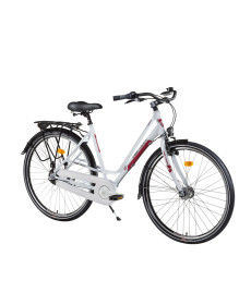  Міський велосипед Devron Urbio LC1.8 - model 2016/біло-малиновий