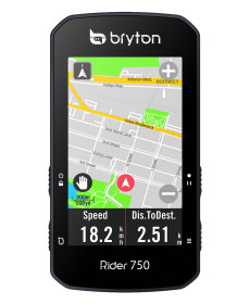 Велокомп'ютер BRYTON RIDER 750E - чорний