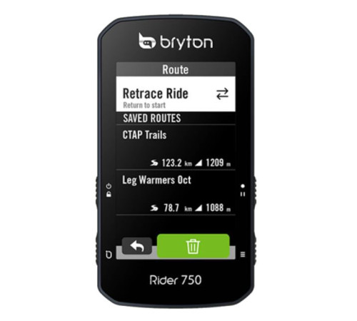Велокомп'ютер BRYTON RIDER 750E - чорний Велокомп'ютер BRYTON RIDER 750E - чорний