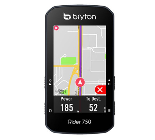 Велокомп'ютер BRYTON RIDER 750E - чорний Велокомп'ютер BRYTON RIDER 750E - чорний