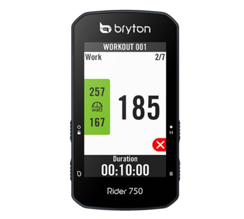 Велокомп'ютер BRYTON RIDER 750E - чорний Велокомп'ютер BRYTON RIDER 750E - чорний
