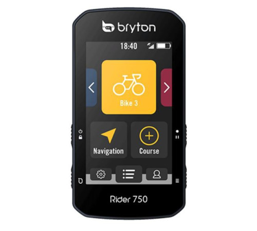 Велокомп'ютер BRYTON RIDER 750E - чорний Велокомп'ютер BRYTON RIDER 750E - чорний