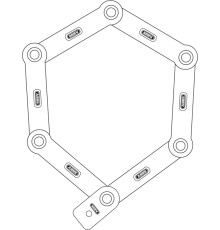 Zamknięcie składane ABUS BORDO XPLUS 6500/85 czarne