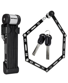 Велозамок  Kryptolok 610s Folding Lock  100cm - чорний