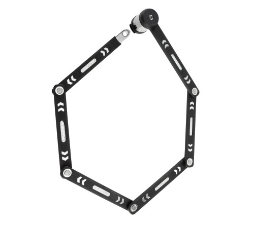 Велозамок Kryptolok 610s Folding Lock 100cm - чорний