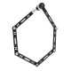 Велозамок Kryptolok 610s Folding Lock 100cm - чорний