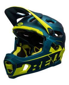 Шолом BELL SUPER DH MPS SPHERICAL full face розмір M 55-59 см, синьо-жовтий