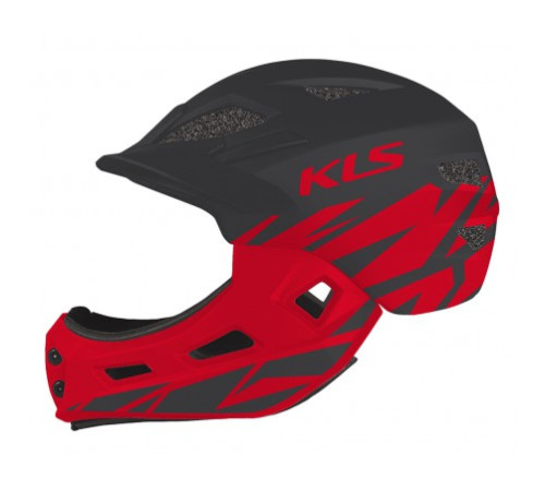 Шолом дитячий KELLYS SPROUT 022 XS 47-52cm full-face чорно-червоний Шолом дитячий KELLYS SPROUT 022 XS 47-52cm full-face чорно-червоний