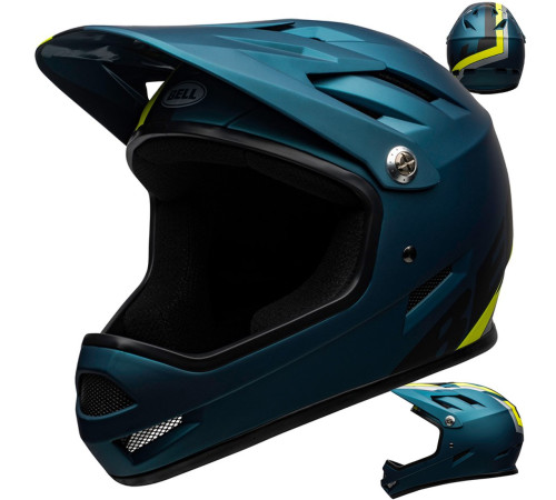 Шолом BELL Sanction full face M(55-57cm) синьо матовий Шолом BELL Sanction full face M(55-57cm) синьо матовий