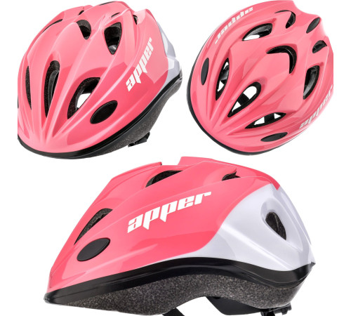 Дитячий шолом Meteor KS07 M 52-56 см Apper кораловий Дитячий шолом Meteor KS07 M 52-56 см Apper кораловий