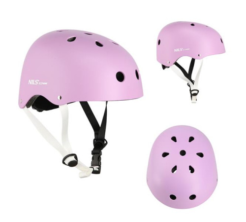 Дитячий шолом NILS EXTREME MTW001 розмір XS 48-52 см, рожевий