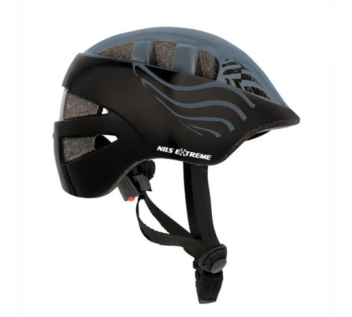 Дитячий шолом NILS EXTREME MTW08 розмір XS 48-52 см, чорний