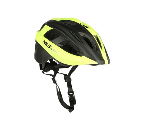 Дитячий шолом NILS EXTREME MTV35J розмір S 48-53 см, чорно-жовтий