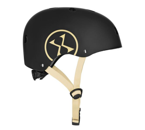 Дитячий шолом NILS EXTREME MTW001 розмір XS 48-52 см, чорно-бежевий