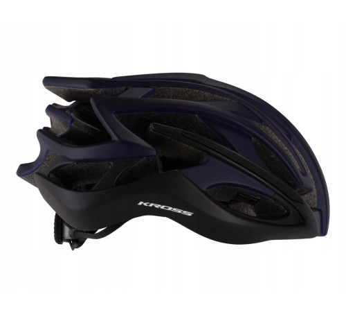 Дорожній шолом KROSS PELETON PRO L 58-61см чорно-синій Дорожній шолом KROSS PELETON PRO L 58-61см чорно-синій