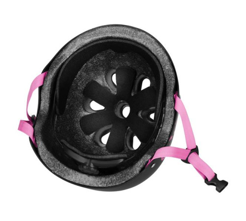 Дитячий шолом NILS EXTREME MTW001 розмір L 58-61 см, чорно-рожевий