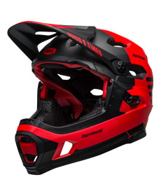 Шолом BELL SUPER DH MIPS SPHERICAL FastHouse full face розмір L 58-62 см, червоно-чорний
