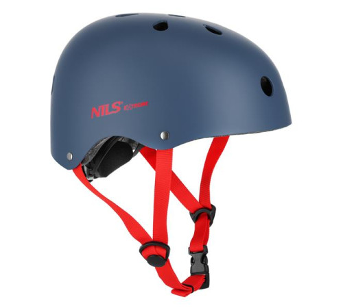 Дитячий шолом NILS EXTREME MTW001 розмір M 55-58см, синьо-червоний