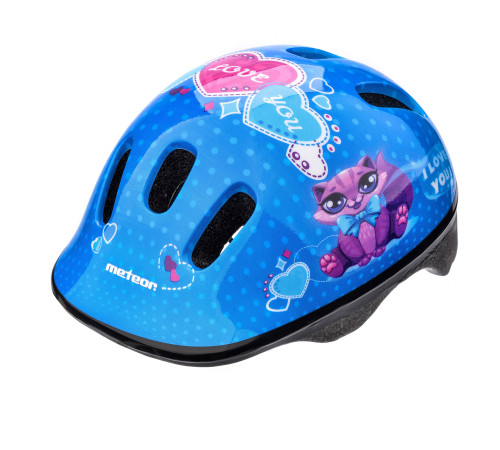 Kask dziecięcy METEOR KS06 S 48-52cm Kitty Kask dziecięcy METEOR KS06 S 48-52cm Kitty
