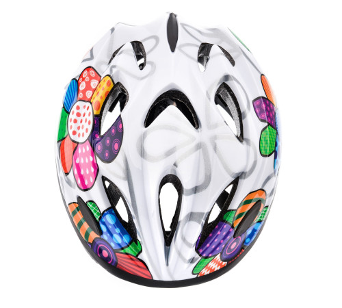 Kask dziecięcy Meteor KS07 S 48-52 cm Colourful flowers Kask dziecięcy Meteor KS07 S 48-52 cm Colourful flowers