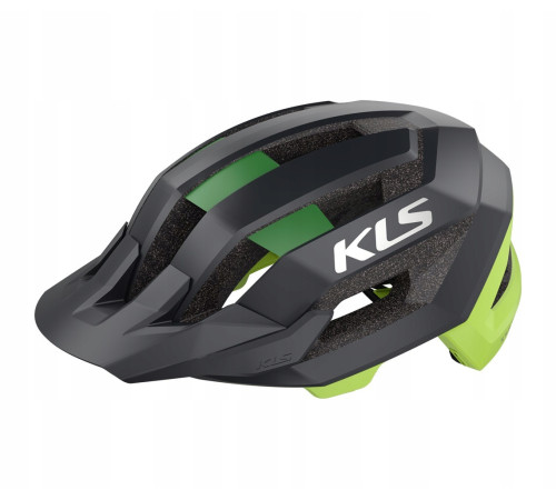 Шолом KELLYS KLS SHARP 3D fit розмір M/L 54-58 см, чорно-зелений