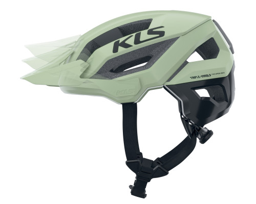 Шолом KELLYS KLS OUTRAGE 3D fit, magnetyczne zapięcie, L/XL 59-63cm, оливковий