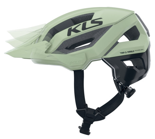 Шолом KELLYS KLS OUTRAGE 3D fit, magnetyczne zapięcie, L/XL 59-63cm, оливковий