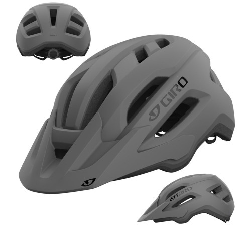 Шолом MTB GIRO FIXTURE II 54-61cm титановий мат Шолом MTB GIRO FIXTURE II 54-61cm титановий мат