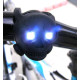 Ліхтар SKULL 2LED + батарейки