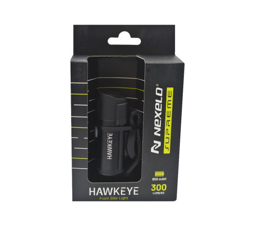 Передній ліхтар Nexelo Supreme - Hawkeye, 850mAh Передній ліхтар Nexelo Supreme - Hawkeye, 850mAh