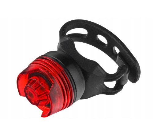 Задній ліхтар на акумуляторі MINI 1LED, 2 функція, червоний + батарейки