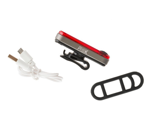 Ліхтар задній /акумулятор/ PROX WEGA LED COB 40 Lm USB, червоний Ліхтар задній /акумулятор/ PROX WEGA LED COB 40 Lm USB, червоний