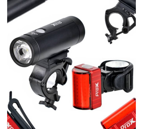 Ліхтар PROX SPIKA SET 1100Lm + ZETA S 80Lm USB-C, POWERBANK Ліхтар PROX SPIKA SET 1100Lm + ZETA S 80Lm USB-C, POWERBANK