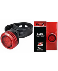 Задній ліхтар /батарея/ PROX LYRA SMD LED 15Lm 260mAh USB 