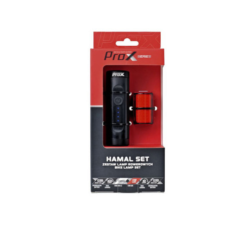 Ліхтар PROX HAMAL SET 600Lm + ZETA S 80Lm USB,