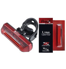 Ліхтар Задній /Акумулятор/ PROX LYNX COB LED 30Lm USB, Чорний