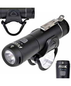 Ліхтар PROX RAN 900Lm, 2600mAh, USB-C, MAGNES, KLIPS, MEMORY, SAFE MODE
