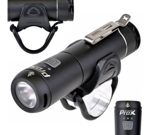 Ліхтар PROX RAN 900Lm, 2600mAh, USB-C, MAGNES, KLIPS, MEMORY, SAFE MODE Ліхтар PROX RAN 900Lm, 2600mAh, USB-C, MAGNES, KLIPS, MEMORY, SAFE MODE