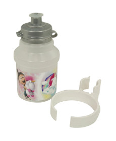  Велосипедна пляшка inSPORTline Minions Fluffy 350ml White with Holder