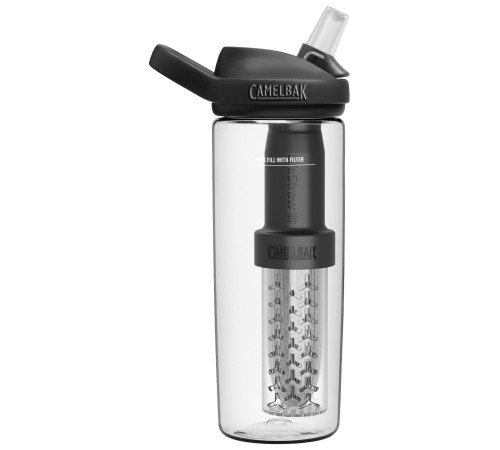 Пляшка прозора CamelBak eddy+ LifeStraw 600мл