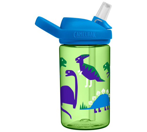 Пляшка Butelka CamelBak Eddy+ Kids 400ml зелена з динозавром