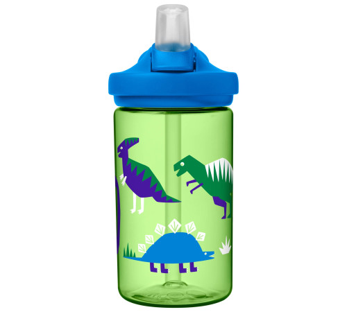 Пляшка Butelka CamelBak Eddy+ Kids 400ml зелена з динозавром