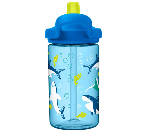 Пляшка CamelBak Eddy+ Kids 400ml блакитні акули