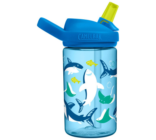 Пляшка CamelBak Eddy+ Kids 400ml блакитні акули