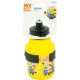 Велосипедна пляшка Minionki 350 ml жовта з ручкою inSPORTline