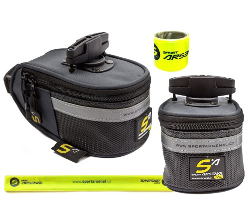 Підсідельна сумка Sport Arsenal 502, водонепроникна, Т-подібна ручка - чорна Підсідельна сумка Sport Arsenal 502, водонепроникна, Т-подібна ручка - чорна