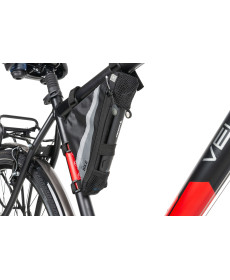  Сумка Трикутна на раму MERIDA SMART T-BAG III Чорно-Сіра