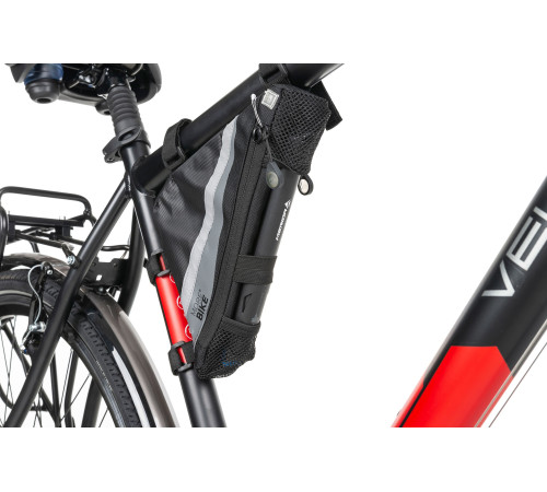 Сумка Трикутна на раму MERIDA SMART T-BAG III Чорно-Сіра Сумка Трикутна на раму MERIDA SMART T-BAG III Чорно-Сіра