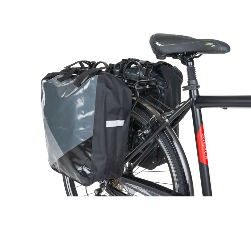 Сумка на багажник MERIDA WATERPROOF PANNIER II 2x30L сіра Сумка на багажник MERIDA WATERPROOF PANNIER II 2x30L сіра