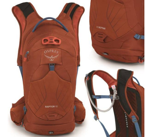 Plecak OSPREY RAPTOR 10 FIRESTARTER ORANGE V2 10l Plecak OSPREY RAPTOR 10 FIRESTARTER ORANGE V2 10l